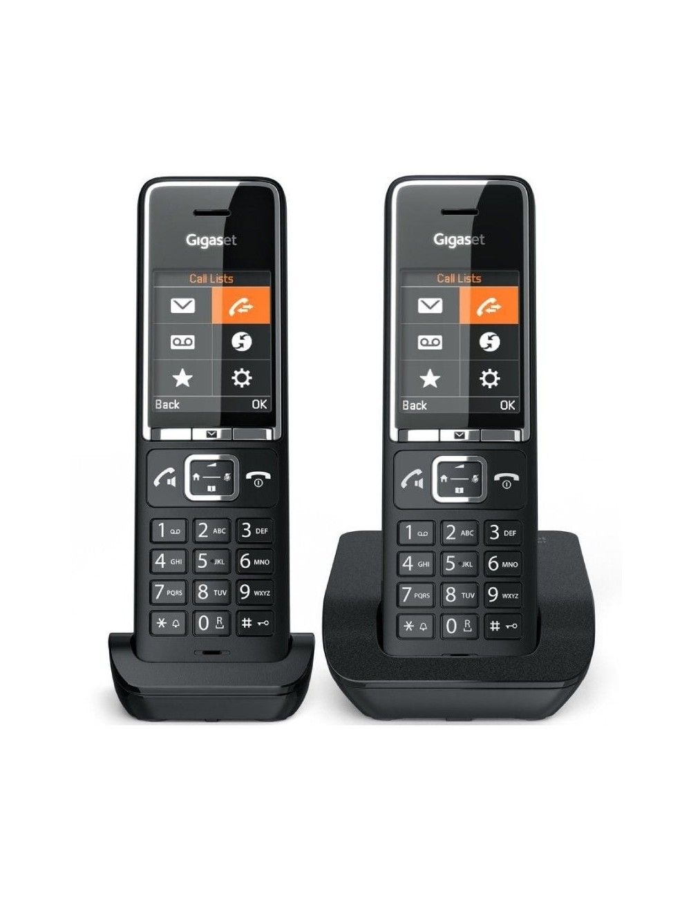 Teléfono Inalámbrico Gigaset Comfort 550/ Pack DUO/ Negro