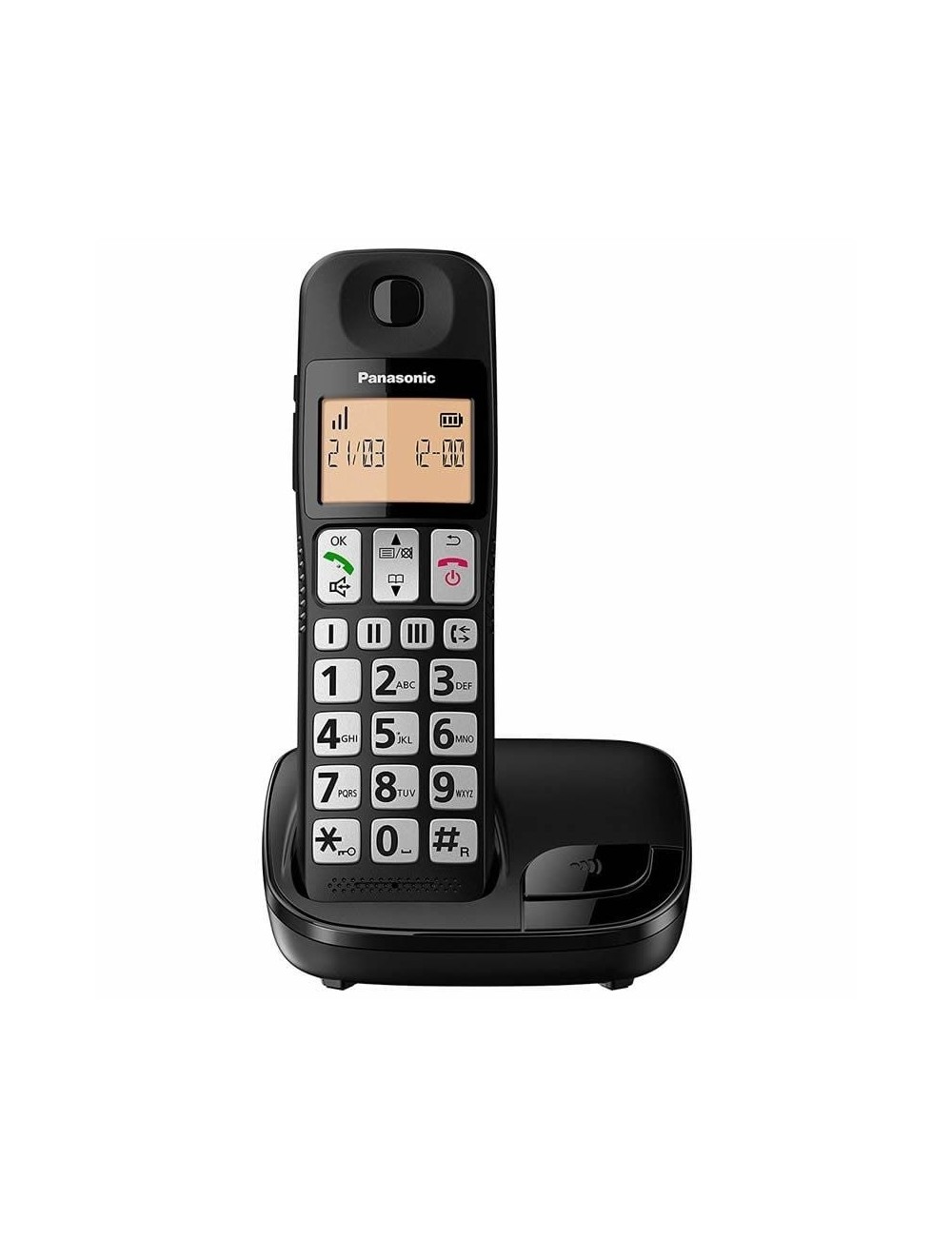 Teléfono Inalámbrico Panasonic KX-TGE310SP/ Negro