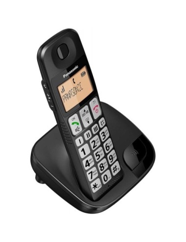 Teléfono Inalámbrico Panasonic KX-TGE310SP/ Negro