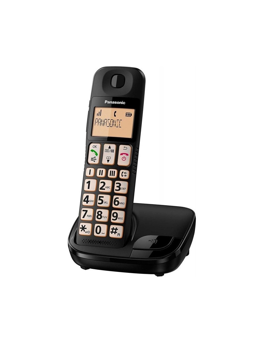 Teléfono Inalámbrico Panasonic KX-TGE310SP/ Negro