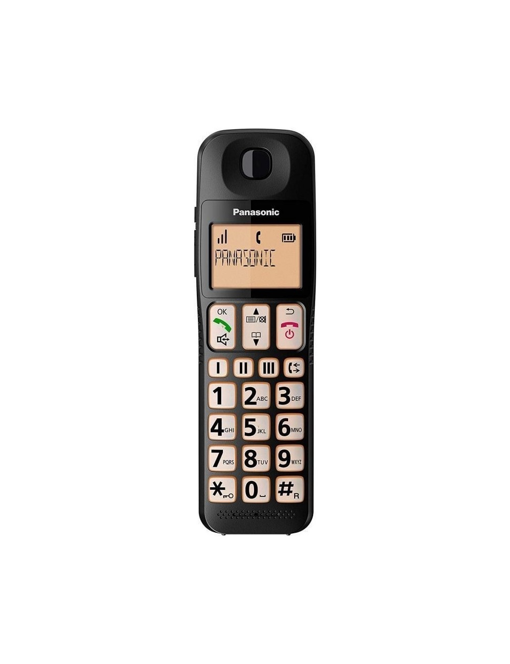 Teléfono Inalámbrico Panasonic KX-TGE310SP/ Negro
