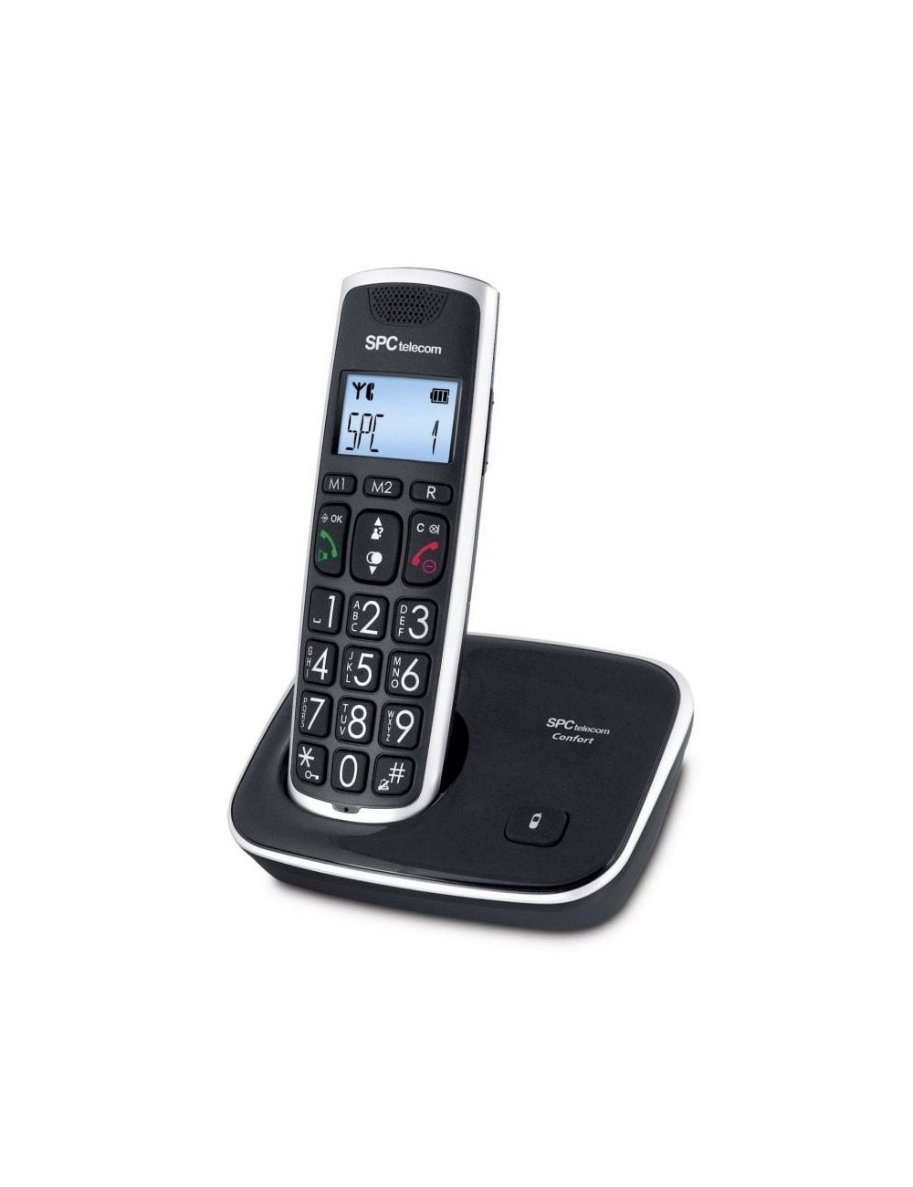 Teléfono Inalámbrico SPC Telecom 7608/ Negro