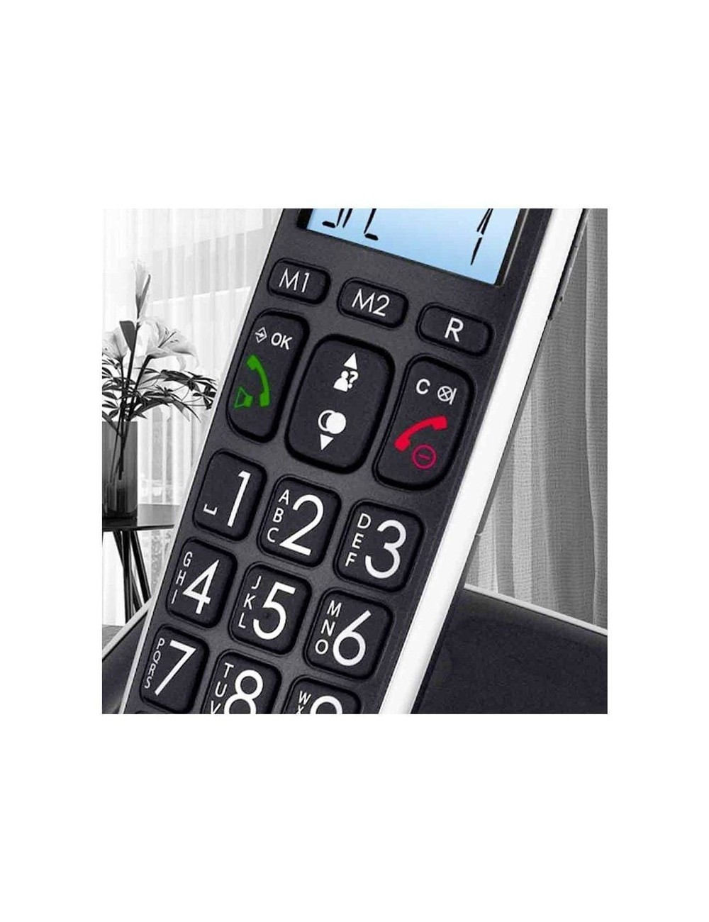 Teléfono Inalámbrico SPC Telecom 7608/ Negro