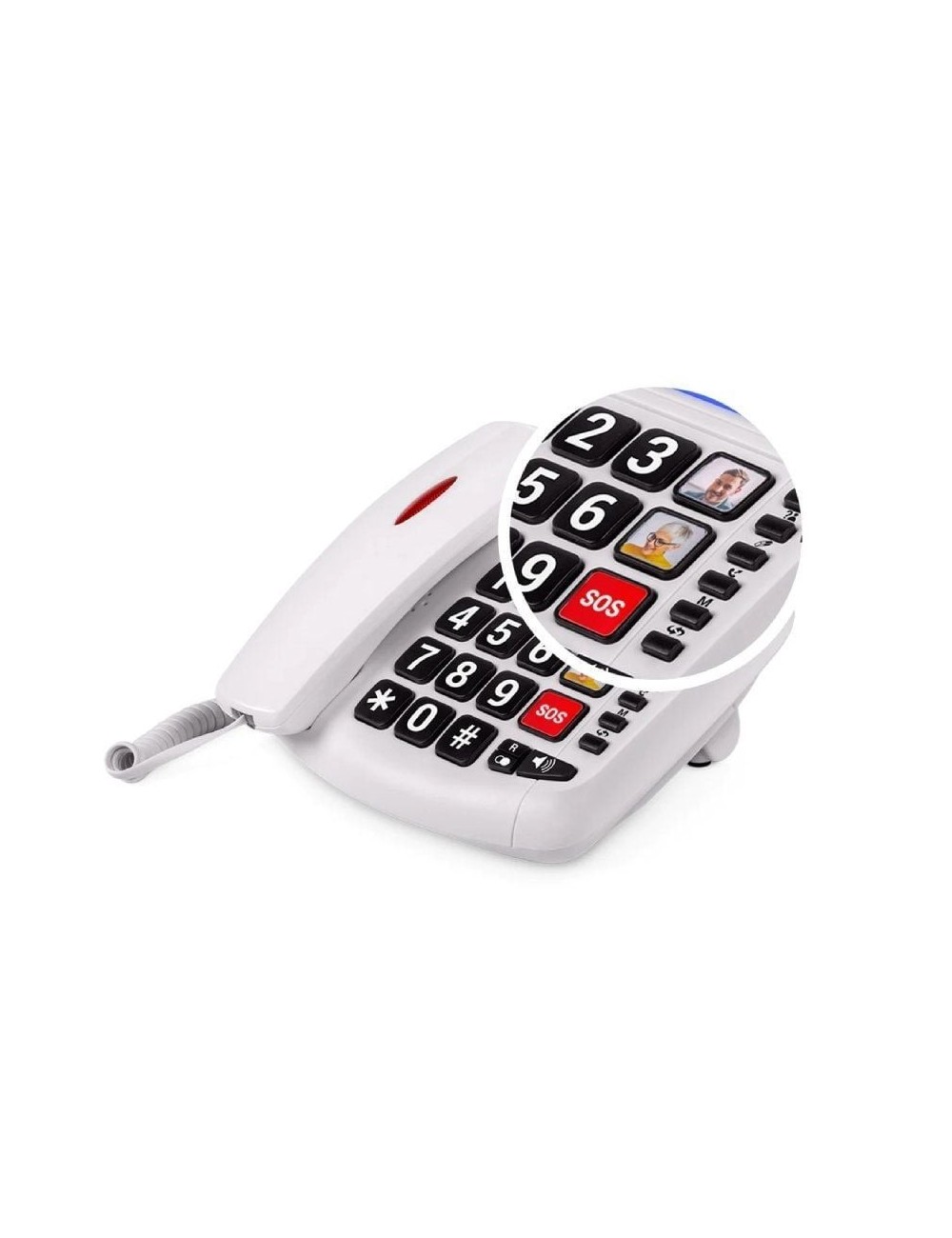 Teléfono SPC Comfort Volume 2/ Blanco