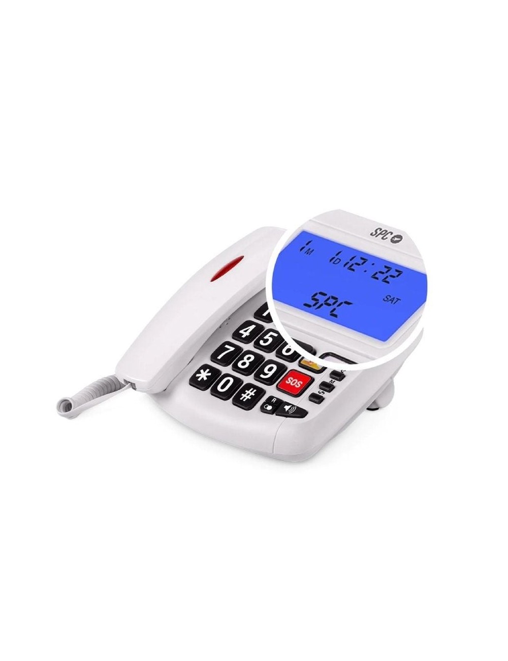 Teléfono SPC Comfort Volume 2/ Blanco