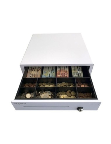 Cajón Portamonedas Approx appCASH01WH/ Manual y Automático/ Blanco