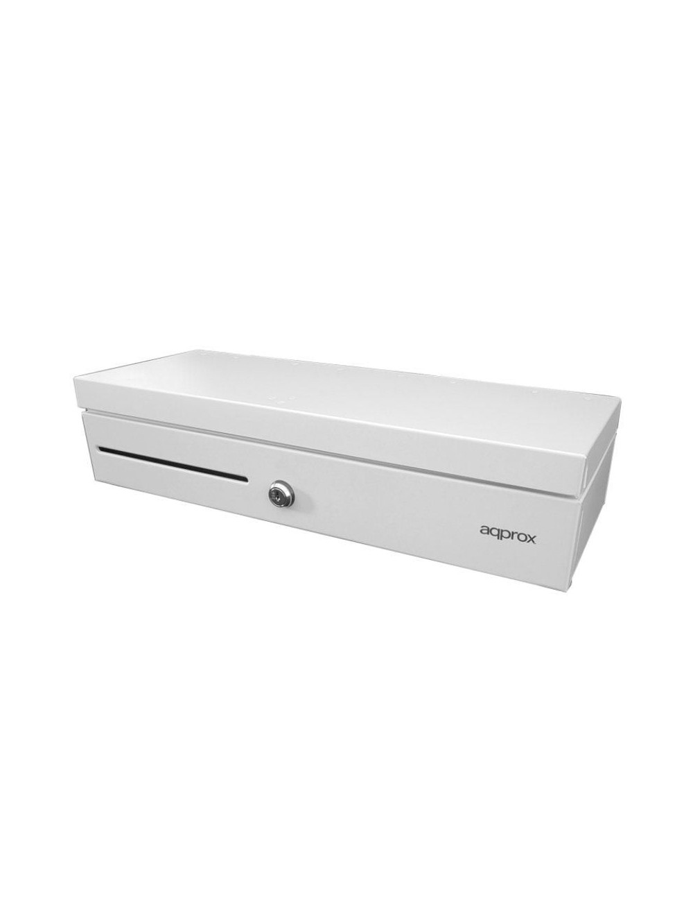 Cajón Portamonedas Approx appCASH02FLIPTOPWH/ Manual y Automático/ Blanco