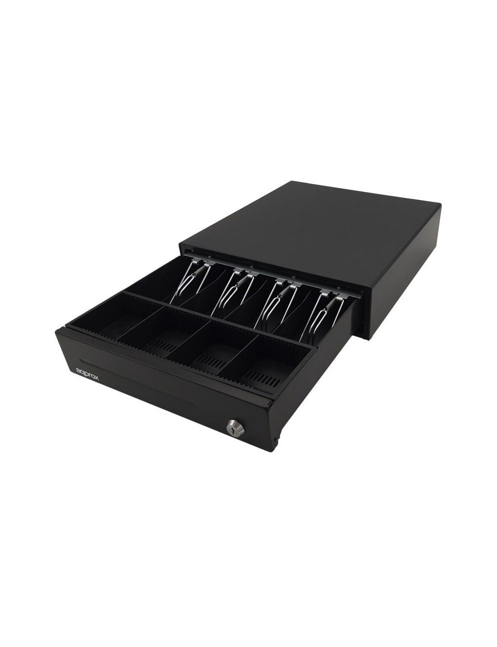 Cajón Portamonedas Approx appCASH33/ Manual y Automático/ Negro