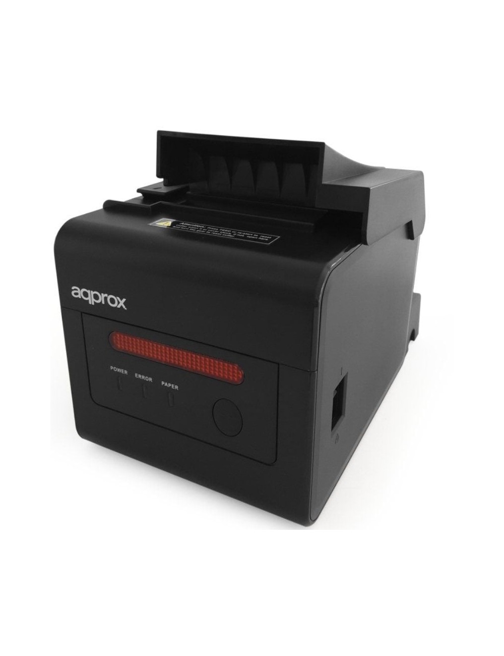 Impresora de Tickets Approx appPOS80ALARM/ Térmica/ Ancho papel 58 y 80mm/ USB-RS232-LAN-RJ11/ Negra