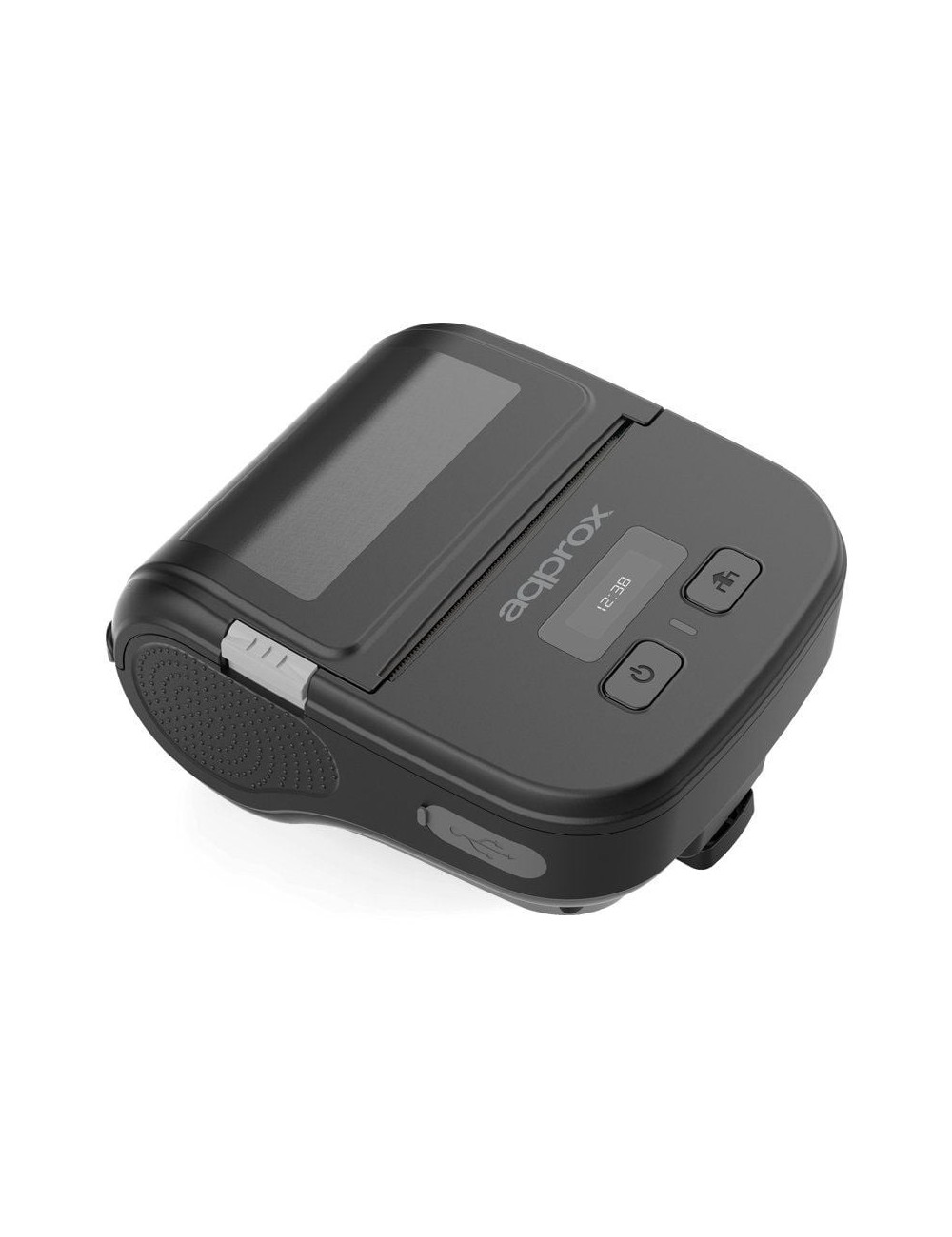 Impresora de Tickets Approx appPOS80PORTABLE/ Térmica/ Ancho papel 80mm/ USB-Bluetooth/ Negra