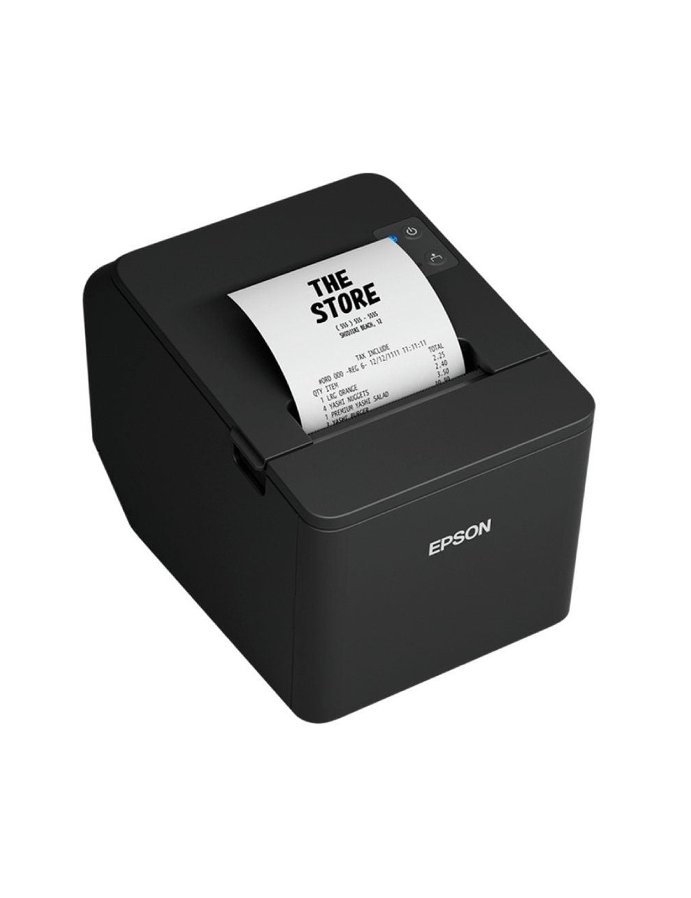 Impresora de Tickets Epson TM-T20IV/ Ancho papel 80mm/ USB-RS232/ Negra