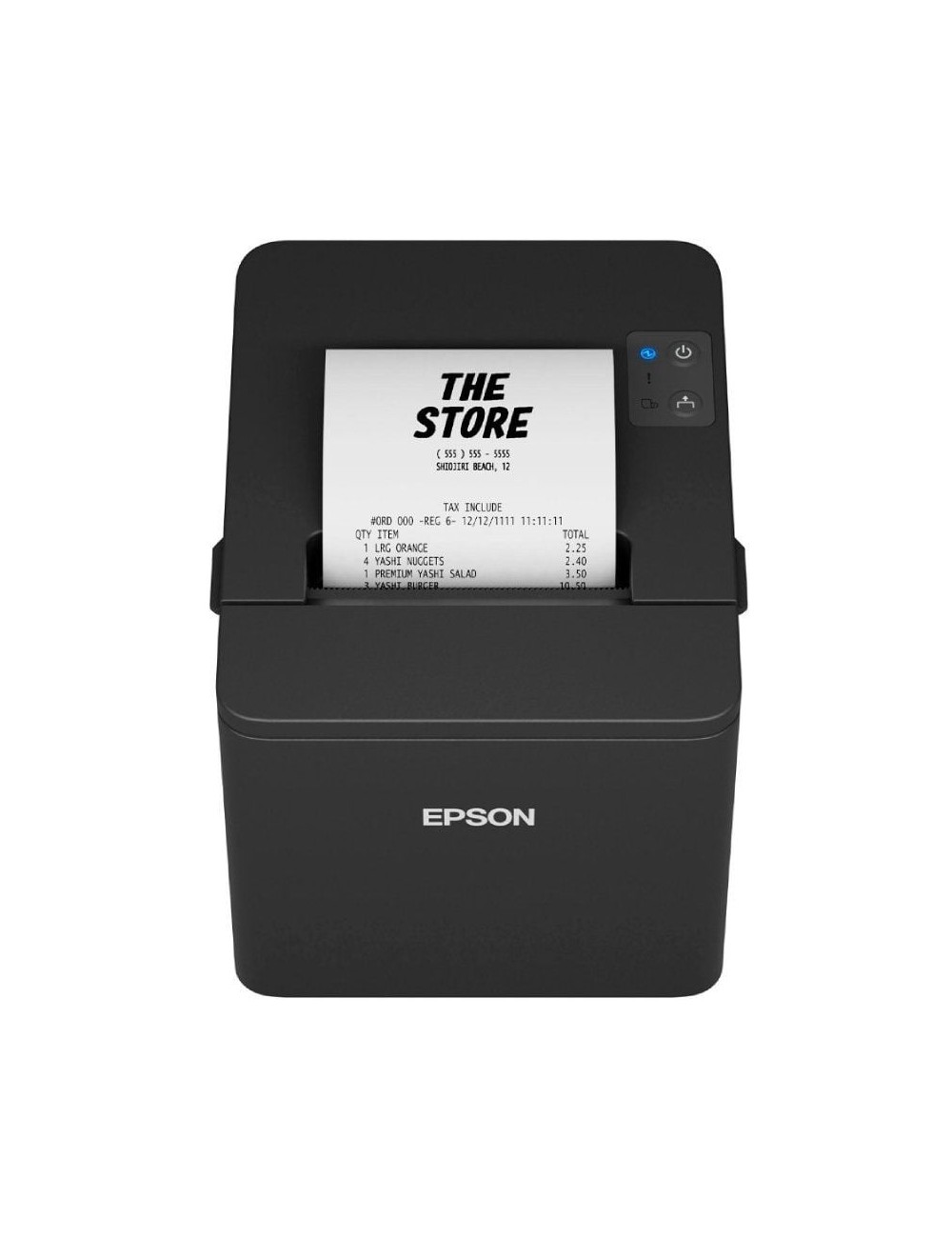 Impresora de Tickets Epson TM-T20IV/ Ancho papel 80mm/ USB-RS232/ Negra