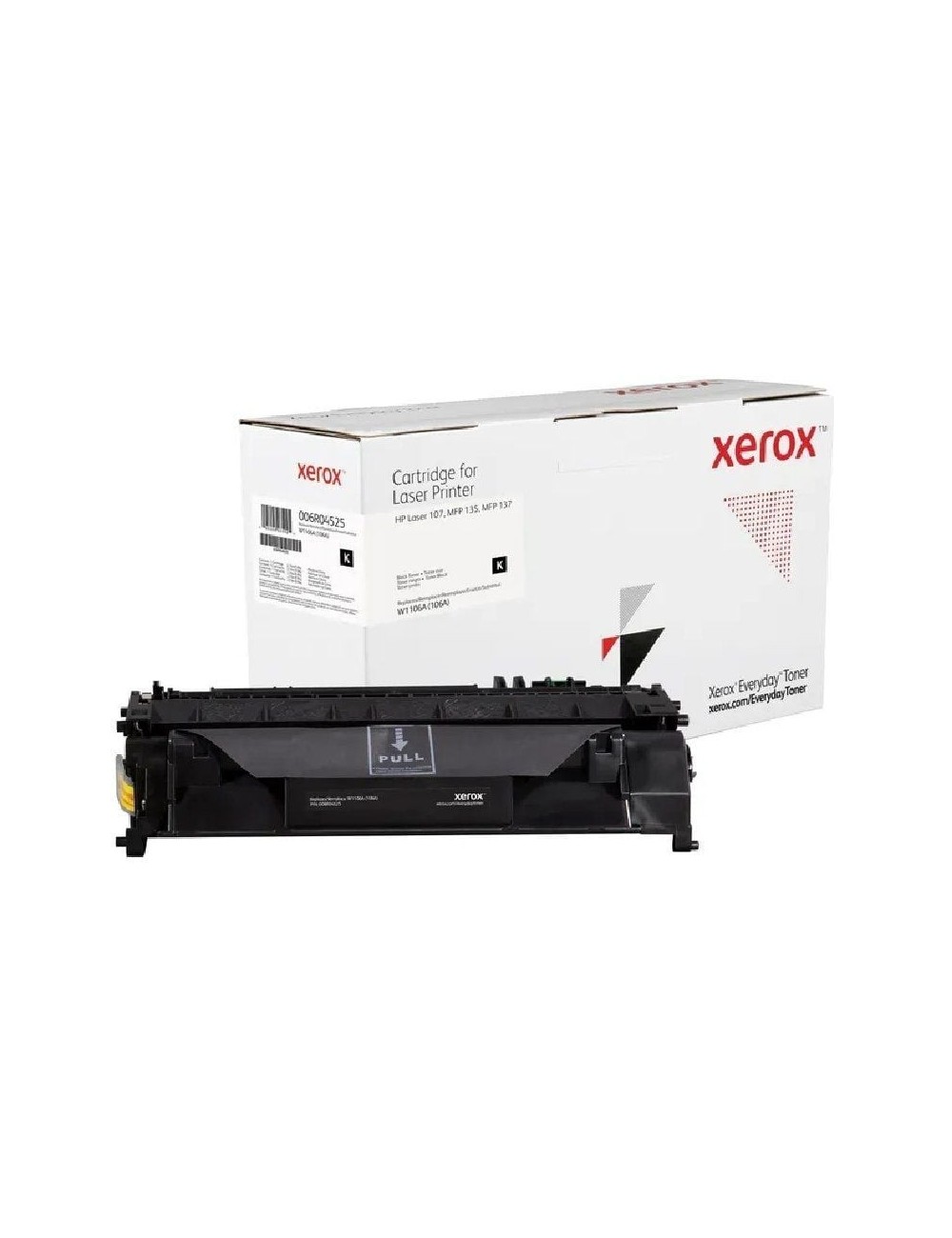 Tóner compatible Xerox 006R04525 compatible con HP 106A/ 1000 páginas/ Negro