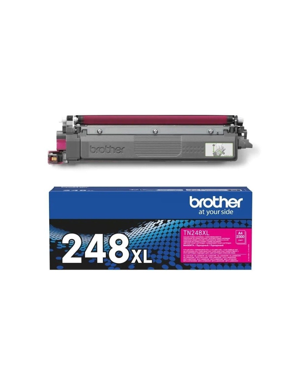 Tóner Original Brother TN248XLM Alta Capacidad/ Magenta