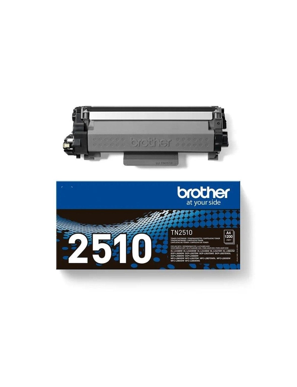 Tóner Original Brother TN2510/ Negro