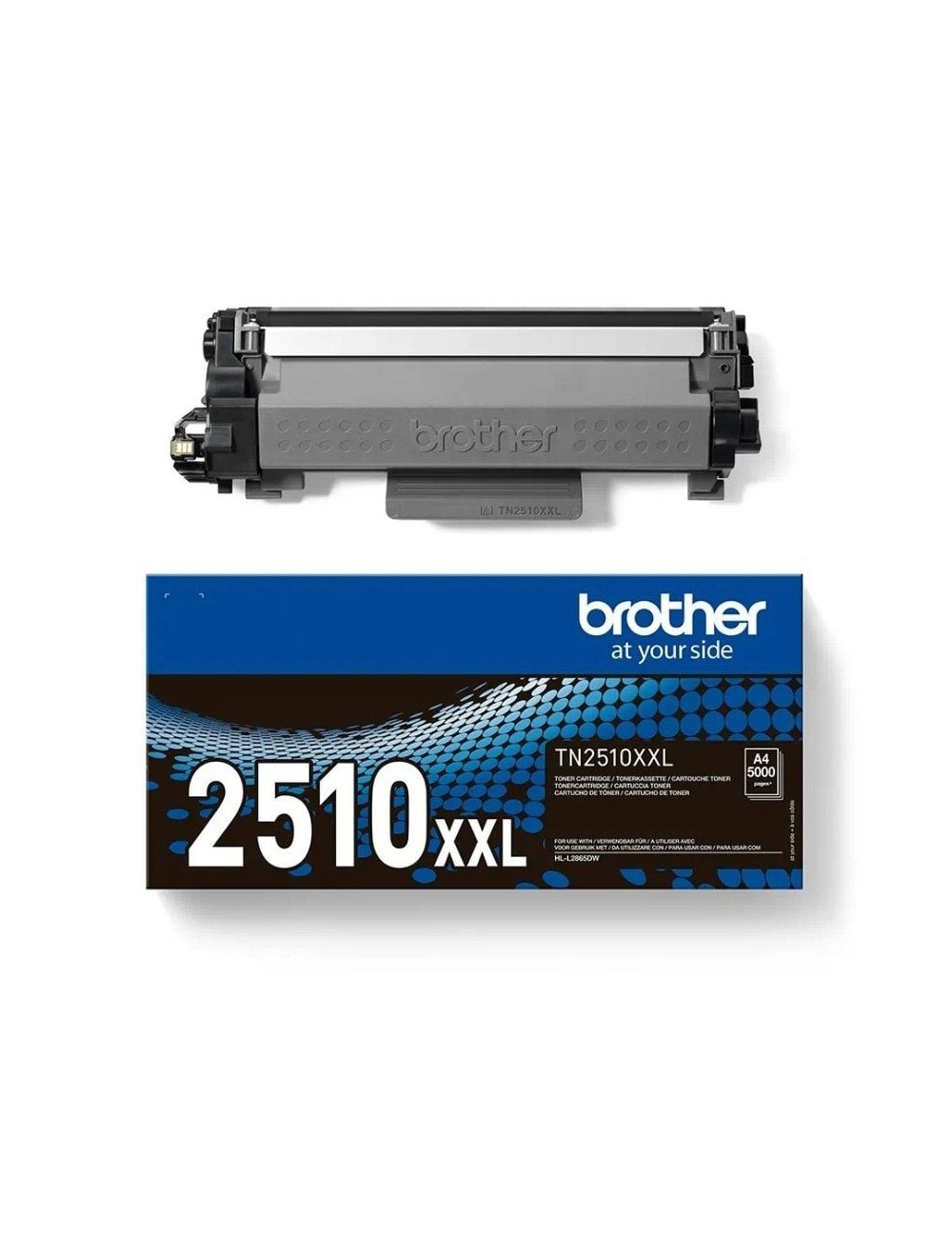 Tóner Original Brother TN2510XXL Alta Capacidad/ Negro