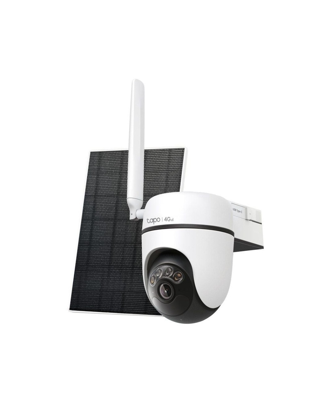 Cámara de Videovigilancia TP-Link Tapo C615G Kit/ Visión Nocturna/ Control desde APP/ Incluye Panel Solar