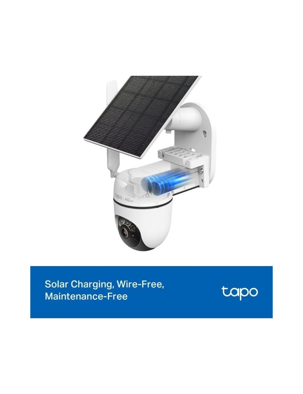 Cámara de Videovigilancia TP-Link Tapo C615G Kit/ Visión Nocturna/ Control desde APP/ Incluye Panel Solar