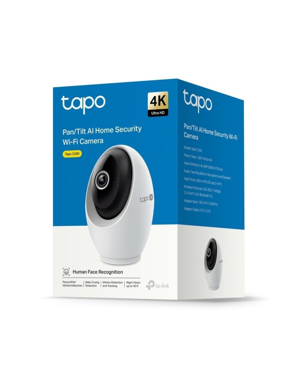 Cámara de Videovigilancia TP-Link Tapo C260/ Visión Nocturna/ Control desde APP
