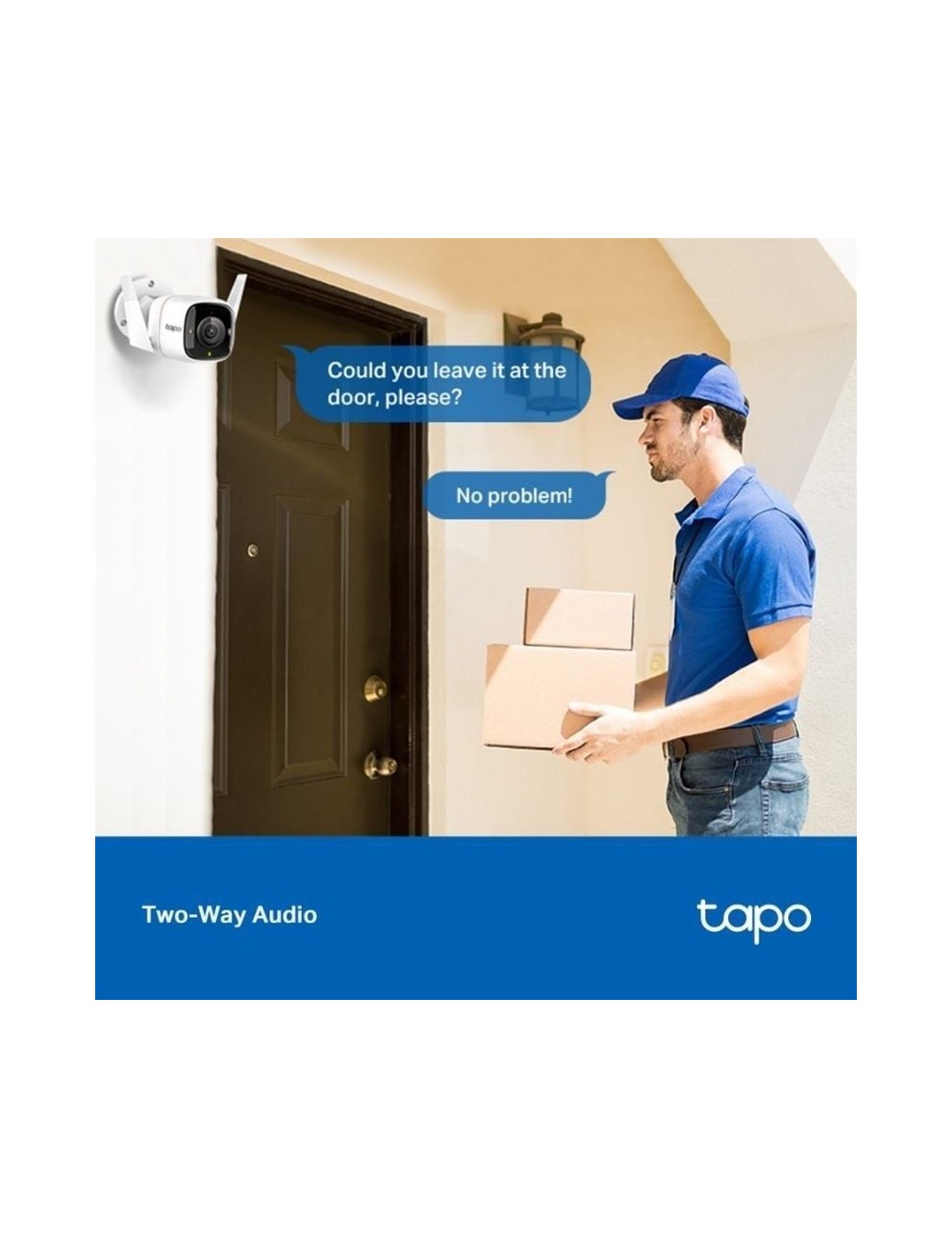 Cámara de Videovigilancia TP-Link Tapo C320WS/ Visión Nocturna/ Control desde APP