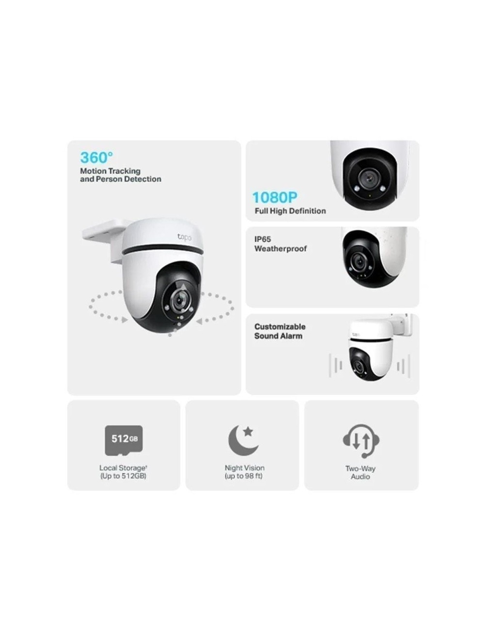 Cámaras de Videovigilancia TP-Link Tapo C500/ Visión Nocturna/ Control desde APP