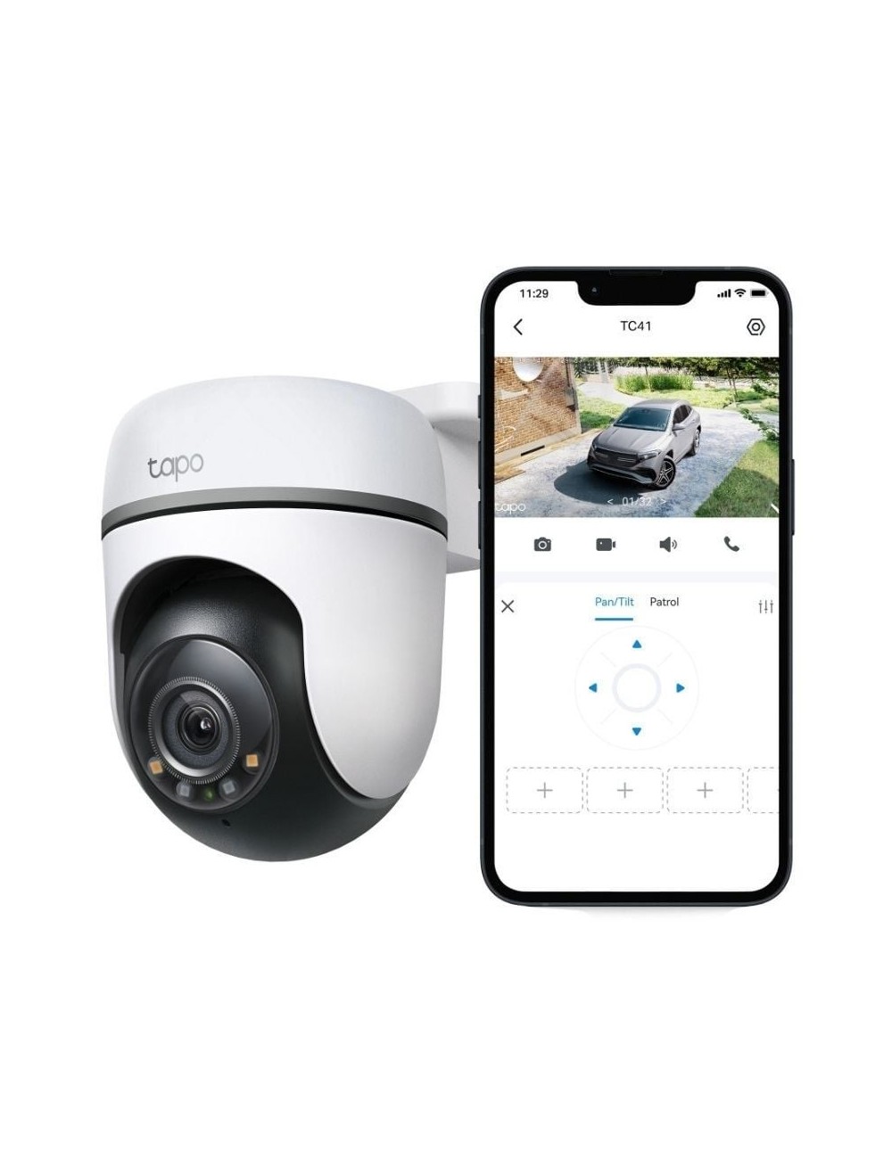 Cámara de Videovigilancia TP-Link Tapo TC41/ Visión Nocturna/ Control desde APP