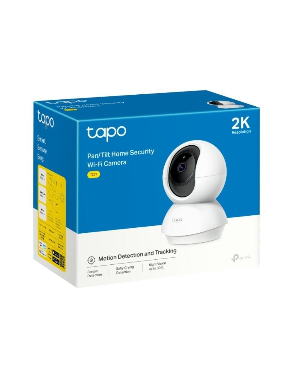 Cámara de Videovigilancia TP-Link Tapo TC71/ Visión Nocturna/ Control desde APP