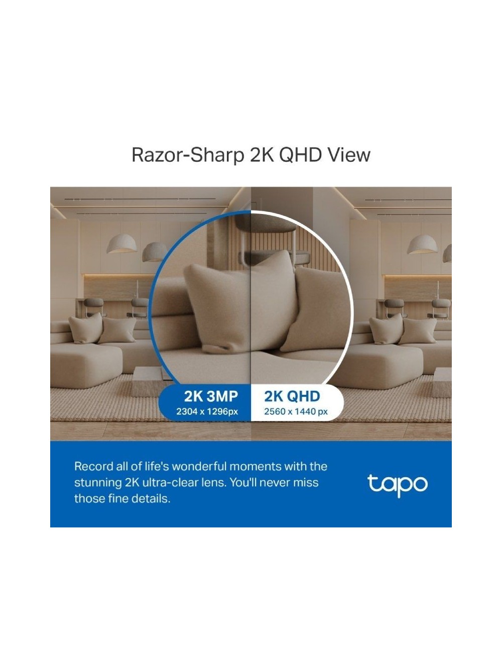 Cámara de Videovigilancia TP-Link Tapo TC72/ 360º/ Visión Nocturna/ Control desde APP