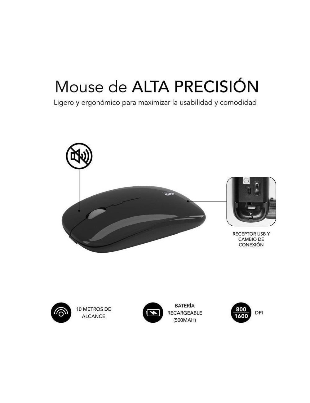 Teclado y Ratón Inalámbrico Subblim Combo Dual Prestige Extendido
