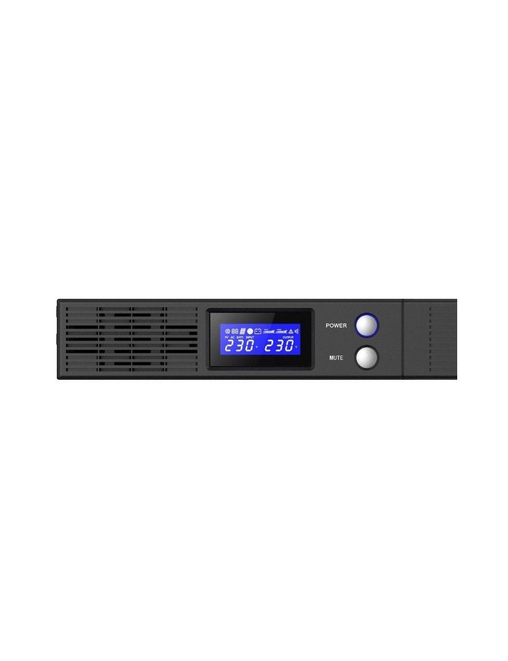 SAI Línea Interactiva Phasak Protekt Slim Rack/ 1500VA-900W/ 4 Salidas/ Formato Rack