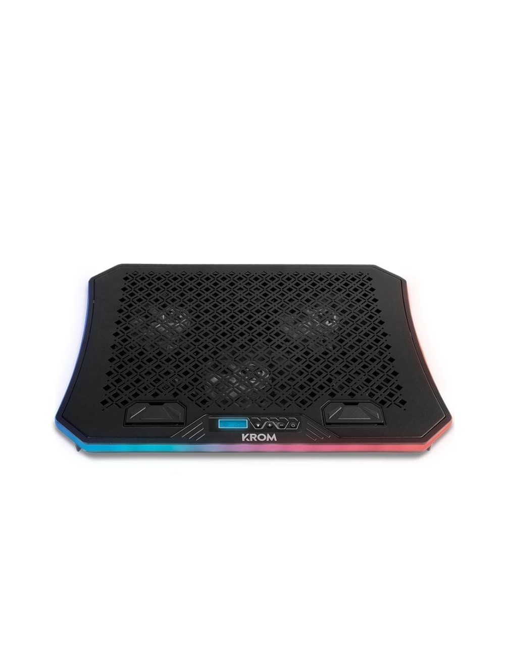 Soporte Refrigerante Krom Kooler para Portátiles hasta 19'/ Iluminación LED