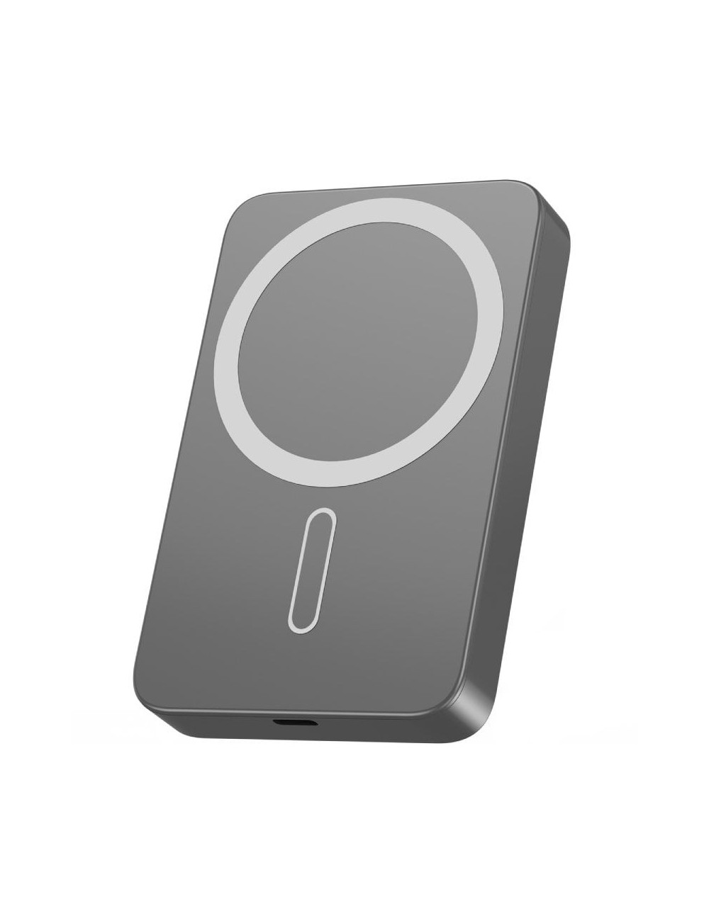 Powerbank 10000mAh Leotec LEPOWW20W10G/ 20W/ Wireless/ Gris/ Incluye Cable USB Tipo-C
