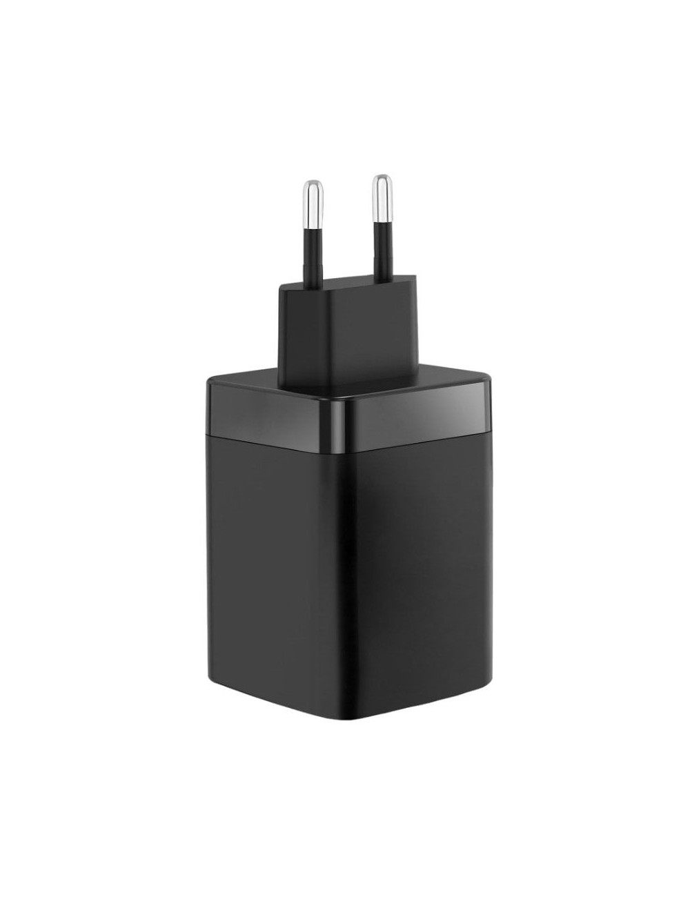 Cargador de Pared GaN Mars Gaming MD-GAN65R/ 1xUSB Tipo-C/ 1xUSB/ 65W/ Negro