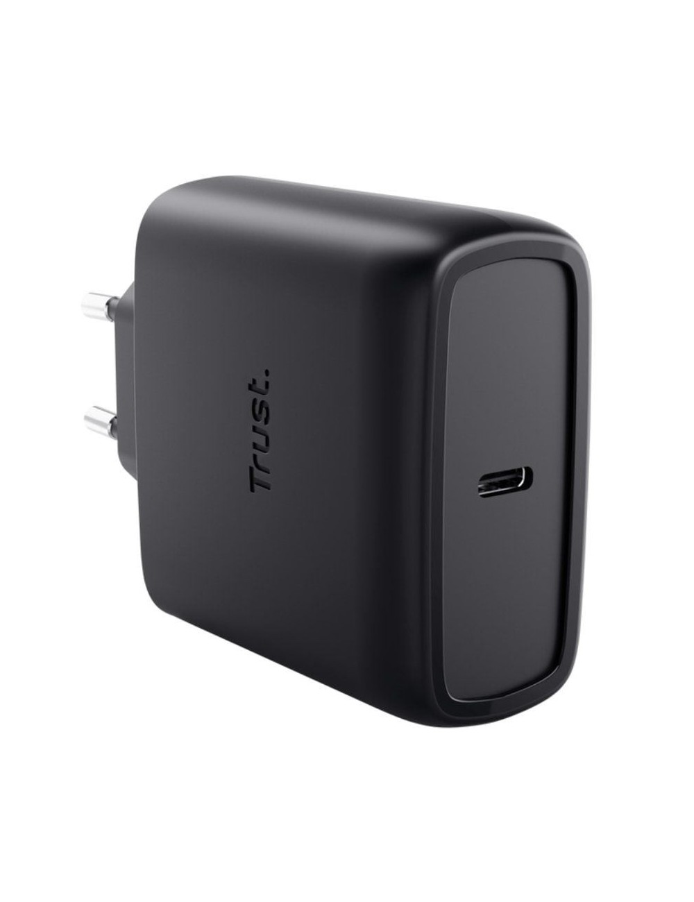 Cargador de Pared GaN Trust Maxo 65W/ 1xUSB Tipo-C/ Incluye Cable USB Tipo-C/ 65W