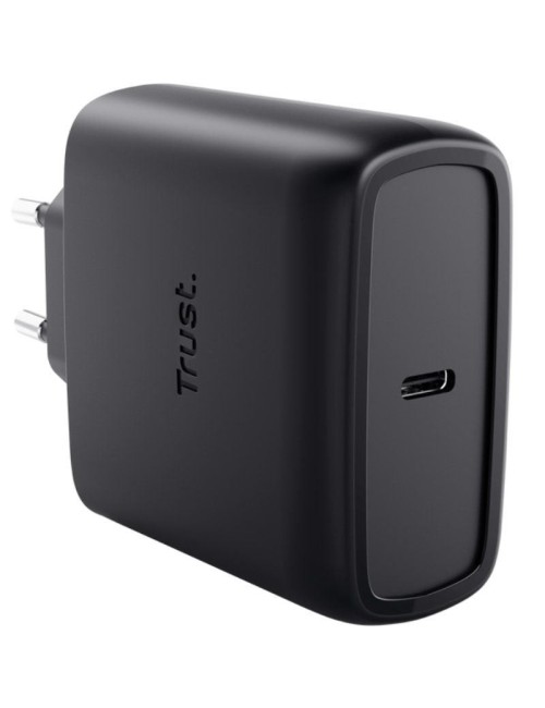 Cargador de Pared GaN Trust Maxo 65W/ 1xUSB Tipo-C/ Incluye Cable USB Tipo-C/ 65W