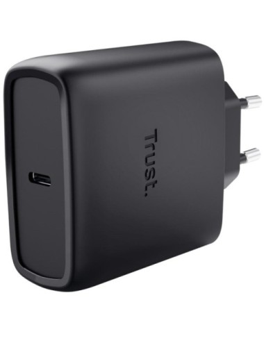 Cargador de Pared GaN Trust Maxo 65W/ 1xUSB Tipo-C/ Incluye Cable USB Tipo-C/ 65W