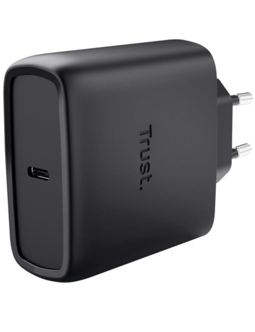 Cargador de Pared GaN Trust Maxo 65W/ 1xUSB Tipo-C/ Incluye Cable USB Tipo-C/ 65W