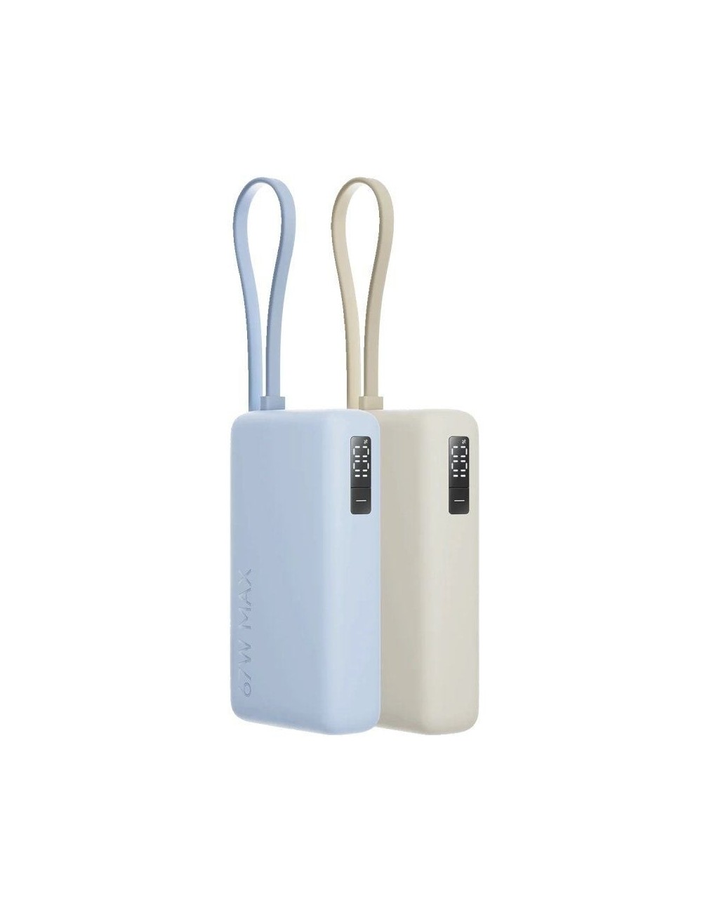 Powerbank 10000mAh Xiaomi 67W Power Bank Integrated Cable/ 67W/ Beige/ Incluye Cable USB Tipo-C