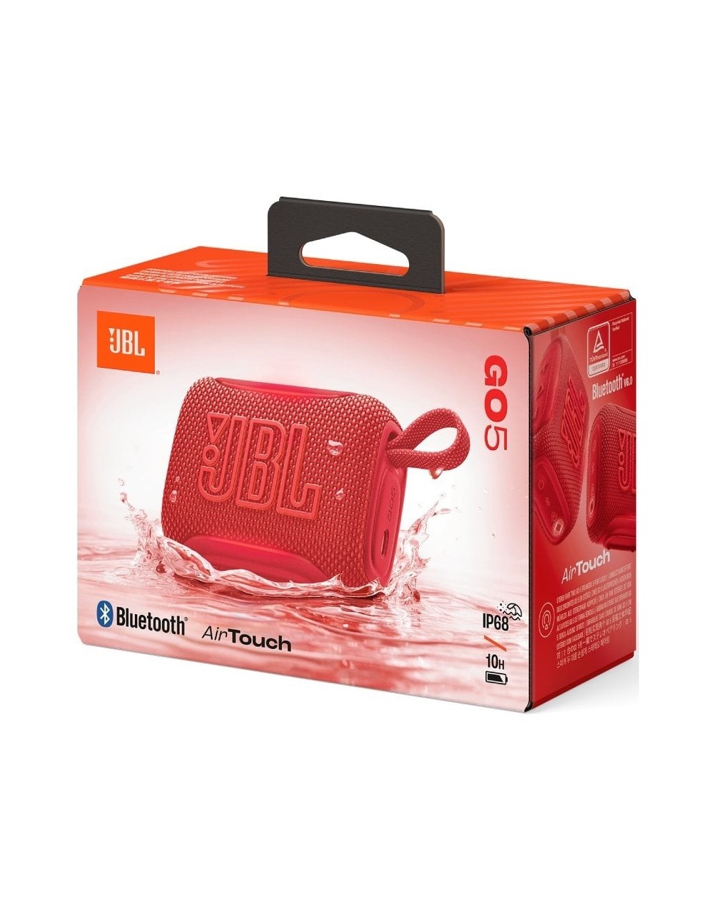 Altavoz con Bluetooth JBL GO 5/ 4.8W/ 1.0/ Rojo