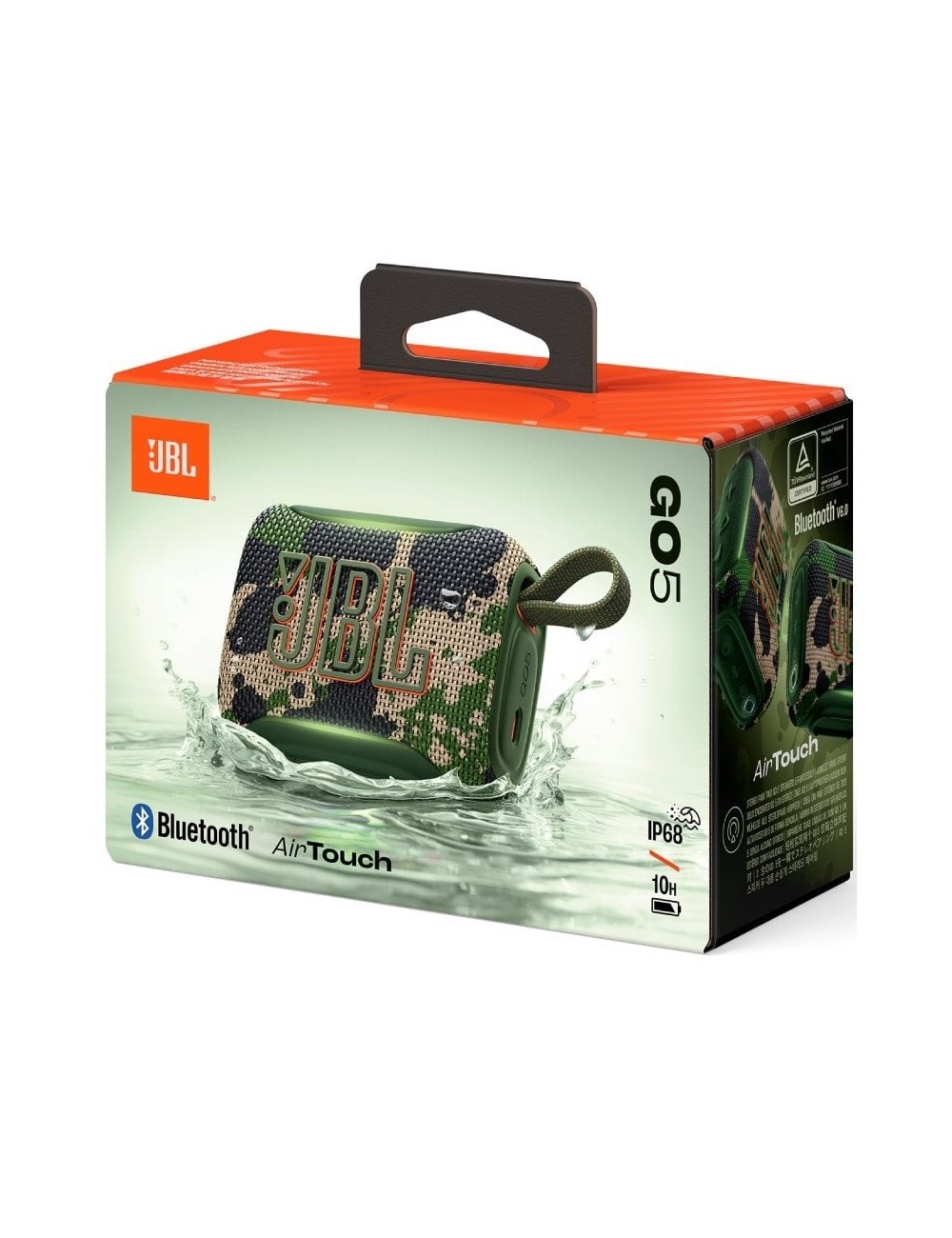 Altavoz con Bluetooth JBL GO 5/ 4.8W/ 1.0/ Squad