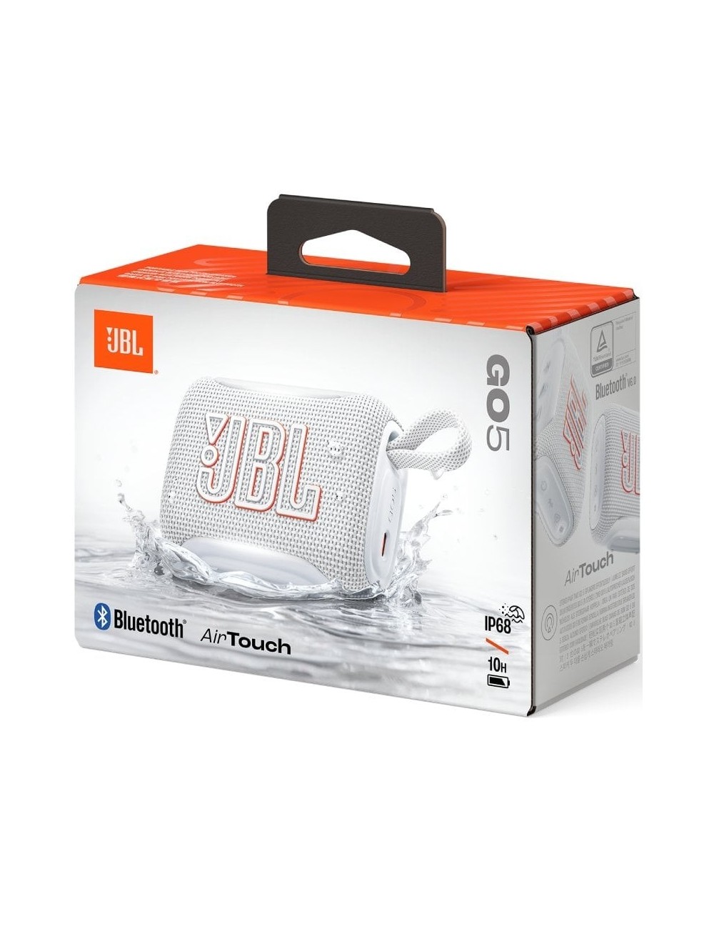 Altavoz con Bluetooth JBL GO 5/ 4.8W/ 1.0/ Blanco