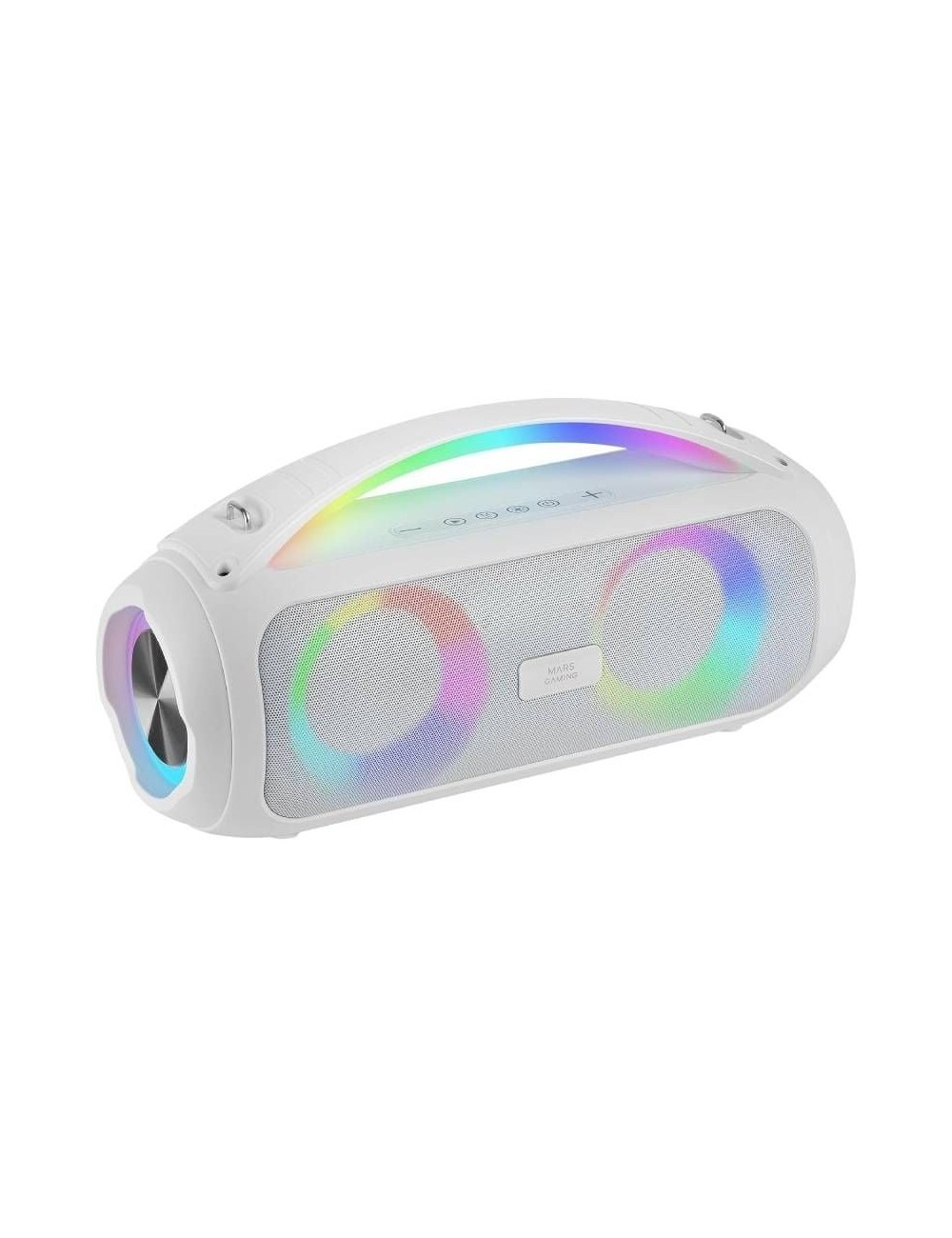 Altavoz con Bluetooth Mars Gaming MS-PULSE/ 50W RMS/ 2.0/ Blanco