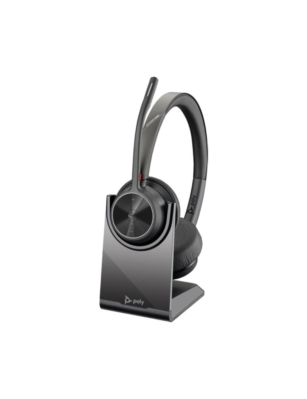 Auriculares Inalámbricos Poly Voyager 4320-M para Microsoft Teams + Adaptador BT700 + Base de Carga/ con Micrófono/ Bluetooth/ N