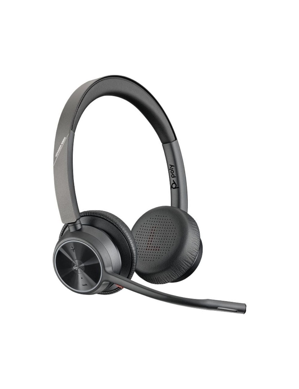 Auriculares Inalámbricos Poly Voyager 4320-M para Microsoft Teams + Adaptador BT700 + Base de Carga/ con Micrófono/ Bluetooth/ N
