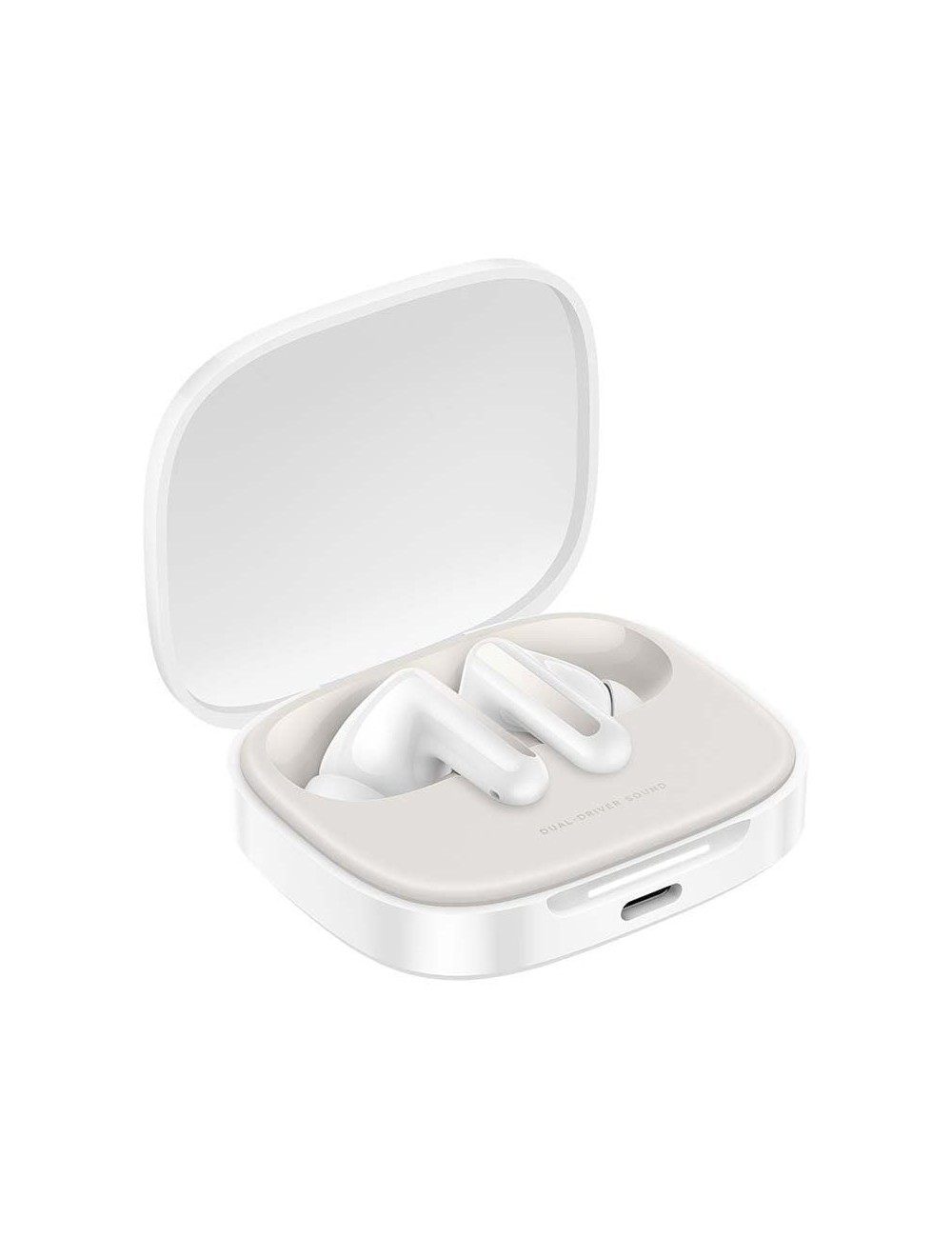 Auriculares Bluetooth Xiaomi Redmi Buds 6 con estuche de carga/ Autonomía 10h/ Blancos