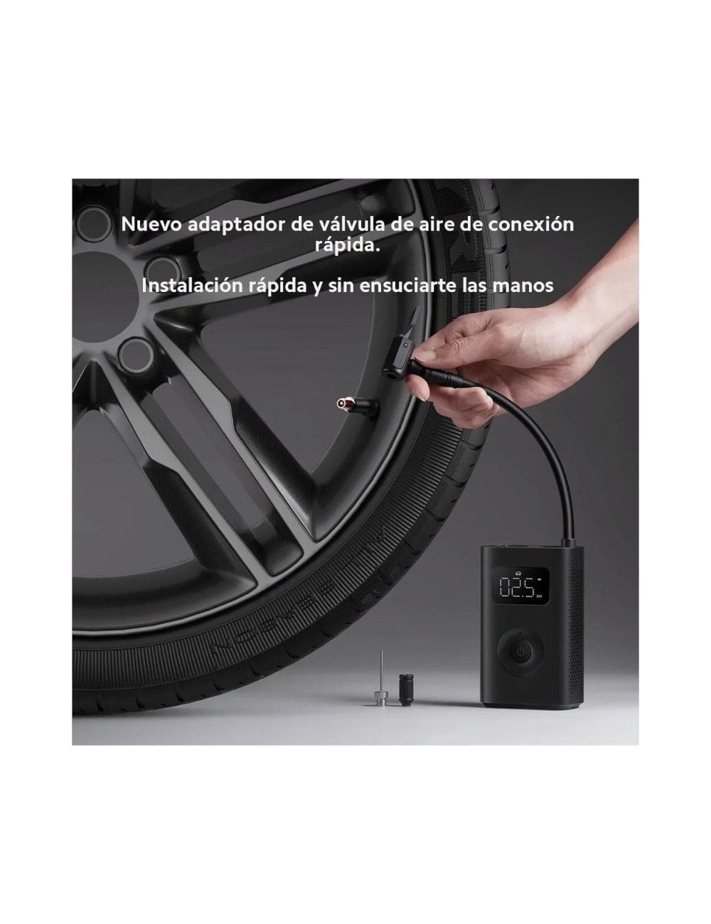 Mini Compresor Xiaomi Portable Electric Air Compressor 2/ 2000 mAh/ 150 psi