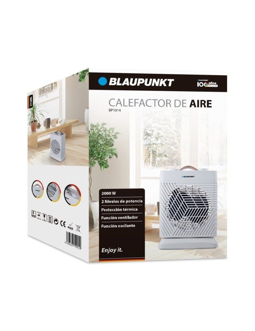 Calefactor Blaupunkt BP1014/ 2000W