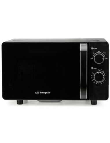 Microondas Orbegozo MI 2061 CE/ 700W/ Capacidad 20L/ Negro