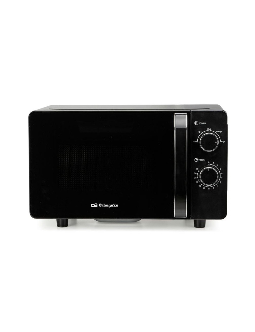 Microondas Orbegozo MI 2061 CE/ 700W/ Capacidad 20L/ Negro