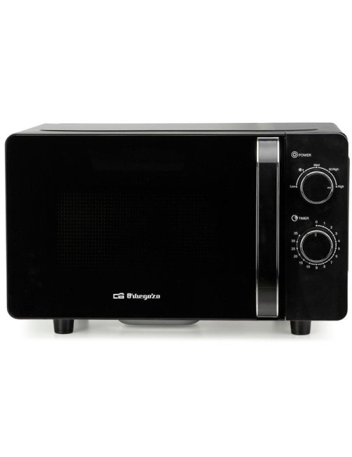 Microondas Orbegozo MI 2061 CE/ 700W/ Capacidad 20L/ Negro